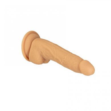 Фалоімітатор реалістичний на присосці Naked Addiction 8&Prime; Silicone Dual Density Dildo Vanilla (діаметр 4,5 см + віброкуля в подарунок) зображення