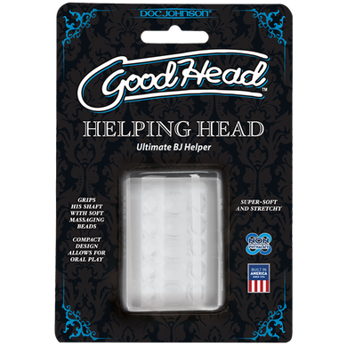 Мастурбатор миниатюрный Doc Johnson GoodHead Helping Head ULTRASKYN картинка