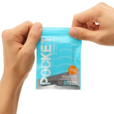 Мастурбатор кишеньковий TENGA Pocket Wave Line (Хвилі) зображення