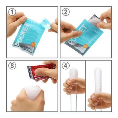 Мастурбатор кишеньковий TENGA Pocket Wave Line (Хвилі) зображення