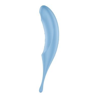 Вібратор для клітора із вакуумною стимуляцією Satisfyer Twirling Pro Blue зображення