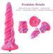 Силіконовий дилдо Hismith Awl Shape Silicone Dildo Monster Series (діаметр 5,9 см) картинка 2
