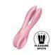 Клиторальный вибратор с тремя пальчиками Satisfyer Threesome 1 Pink картинка 1