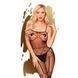 Бодістокінг з панчохами та геометричним малюнком Penthouse Firecracker Black, розмір XL картинка 1