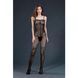 Бодистокинг с имитацией корсета и чулок на ажурной резинке Moonlight Model 02 Black картинка 3
