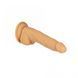 Фалоімітатор реалістичний на присосці Naked Addiction 8&Prime; Silicone Dual Density Dildo Vanilla (діаметр 4,5 см + віброкуля в подарунок) картинка 4