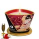 Масажна свічка з афродизіаками Shunga MASSAGE CANDLE Sparkling Strawberry Wine полуничне шампанське (170 мл) картинка 1