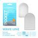 Мастурбатор кишеньковий TENGA Pocket Wave Line (Хвилі) картинка 2