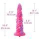 Силіконовий дилдо Hismith Awl Shape Silicone Dildo Monster Series (діаметр 5,9 см) картинка 3