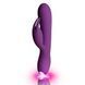 Вибратор-кролик с LED подсветкой Rocks Off Flutter Rabbit Purple (диаметр 3,7 см) картинка 1