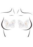 Фото Пестис из светящихся в темноте кристаллов Leg Avenue Chrysallis nipple sticker (бабочки)