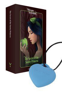 Мінівібратор на шнурочку &laquo;Сердечко&raquo; FairyGasm PleasureStone blue зображення