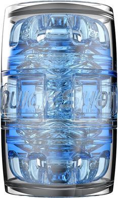 Мастурбатор компактный Fleshlight Quickshot Turbo Blue Ice картинка