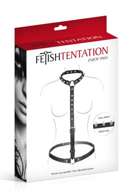 Портупея на тіло Fetish Tentation Sexy Adjustable Harness зображення