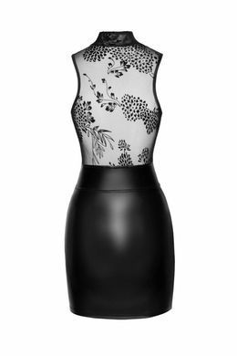 Сукня з фатиновим верхом Noir Handmade F241 Short dress with powerwetlook skirt and tulle top, розмір S зображення