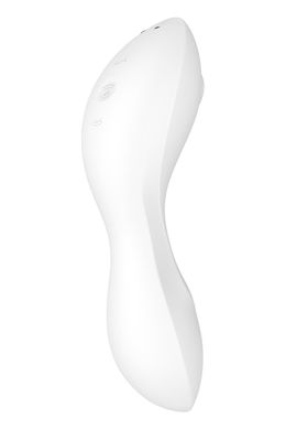 Вакуумний смарт-стимулятор із вібрацією Satisfyer Curvy Trinity 5 White (діаметр 3,8 см) зображення