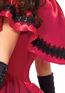 Костюм красной шапочки Leg Avenue Gothic Red Riding Hood, размер L картинка