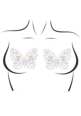 Пестис из светящихся в темноте кристаллов Leg Avenue Chrysallis nipple sticker (бабочки) картинка