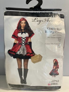 Костюм красной шапочки Leg Avenue Gothic Red Riding Hood, размер L картинка