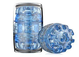 Мастурбатор компактный Fleshlight Quickshot Turbo Blue Ice картинка