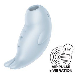 Вакуумный клиторальный стимулятор с вибрацией Satisfyer Seal You Soon картинка