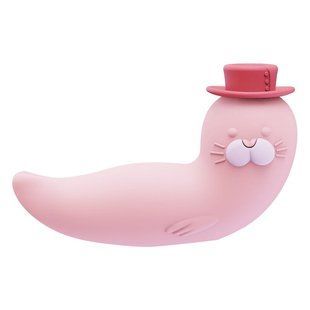 Вакуумний стимулятор і вібратор-тюленчик CuteVibe Franky Pink (діаметр 3 см) зображення