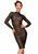 Класична прозора сукня Noir Handmade F182 Classic dress made of elastic tulle, розмір S зображення