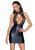 Сукня з фатиновим верхом Noir Handmade F241 Short dress with powerwetlook skirt and tulle top, розмір S зображення