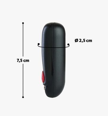 Віброкуля пластикова Fun Factory Massage BULLET black (діаметр 2,5 см) зображення