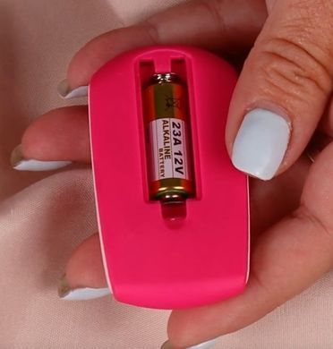 Вибратор в трусики с пультом и подогревом + трусики Liebe Panty Vibe Recargable Cerise, размер S-M картинка