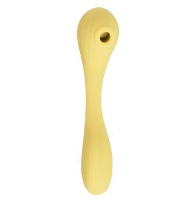 Вакуумный вагинально-клиторальный смарт стимулятор Magic Motion Bobi Yellow (диаметр 3,3 см) картинка