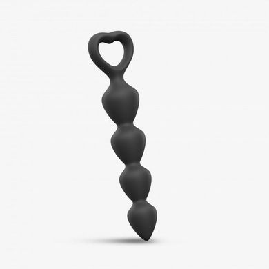 Анальная цепочка Love To Love BING BANG L BLACK ONYX (диаметр 2,6 см-3,3 см) картинка
