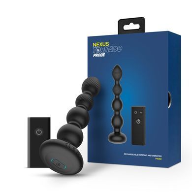 Анальный вибратор с вращением Nexus Tornado Probe Edition (диаметр 3,5 см) картинка