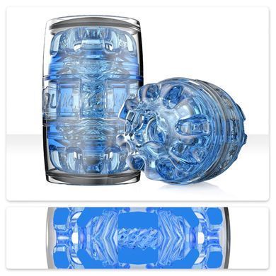 Мастурбатор компактный Fleshlight Quickshot Turbo Blue Ice картинка