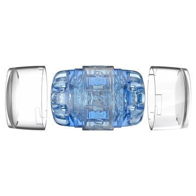 Мастурбатор компактный Fleshlight Quickshot Turbo Blue Ice картинка