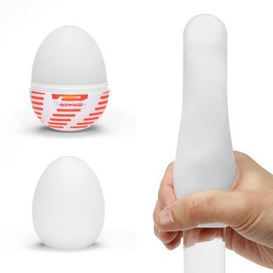 Мастурбатор - яйце Tenga Egg Tube (Поздовжні лінії) зображення