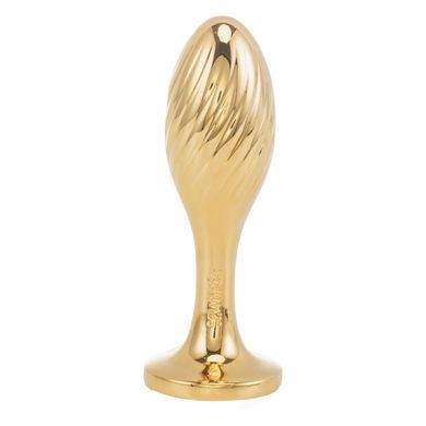 Металева анальна пробка Лисячий хвіст LOCKINK SEVANDA White Fox-Tail Anal Pear-shape Plug зображення
