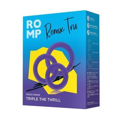 Набор эрекционных колец Romp Remix Trio (3 шт) картинка