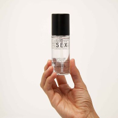 Разогревающее съедобное массажное масло Bijoux Indiscrets Slow Sex Warming massage oil (50 мл) картинка