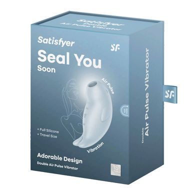 Вакуумный клиторальный стимулятор с вибрацией Satisfyer Seal You Soon картинка
