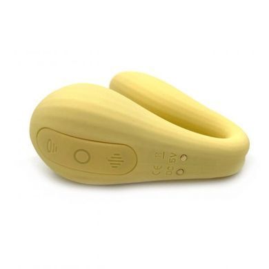 Вакуумный вагинально-клиторальный смарт стимулятор Magic Motion Bobi Yellow (диаметр 3,3 см) картинка
