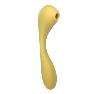Вакуумный вагинально-клиторальный смарт стимулятор Magic Motion Bobi Yellow (диаметр 3,3 см) картинка