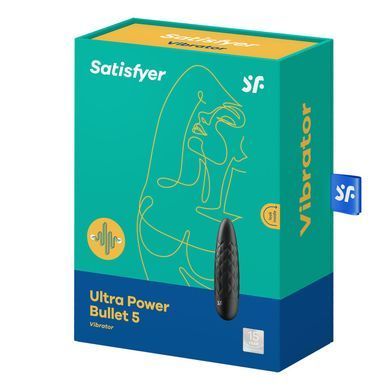 Вибропуля перезаряжаемая Satisfyer Ultra Power Bullet 5 Black картинка