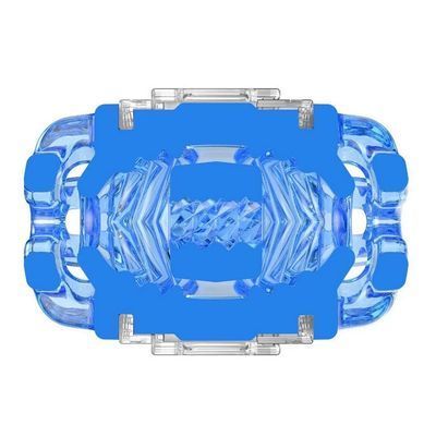 Мастурбатор компактный Fleshlight Quickshot Turbo Blue Ice картинка