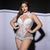 Эротический корсет JSY P61132 White Plus Size картинка