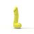 Натуральне крафтове мило-член із присоскою Pure Bliss MINI Yellow (довжина 15 см) зображення