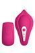 Вибратор в трусики с пультом и подогревом + трусики Liebe Panty Vibe Recargable Cerise, размер S-M картинка 1