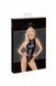 Боді під латекс на блискавці Noir Handmade F294 Powerwetlook bodysuit with front zipper, розмір S картинка 10