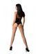 Боди с имитацией корсетной шнуровки Passion BS094 black One Size картинка 2