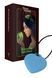 Минивибратор на шнурке &laquo;Сердечко&raquo; FairyGasm Pleasure Stone blue картинка 1